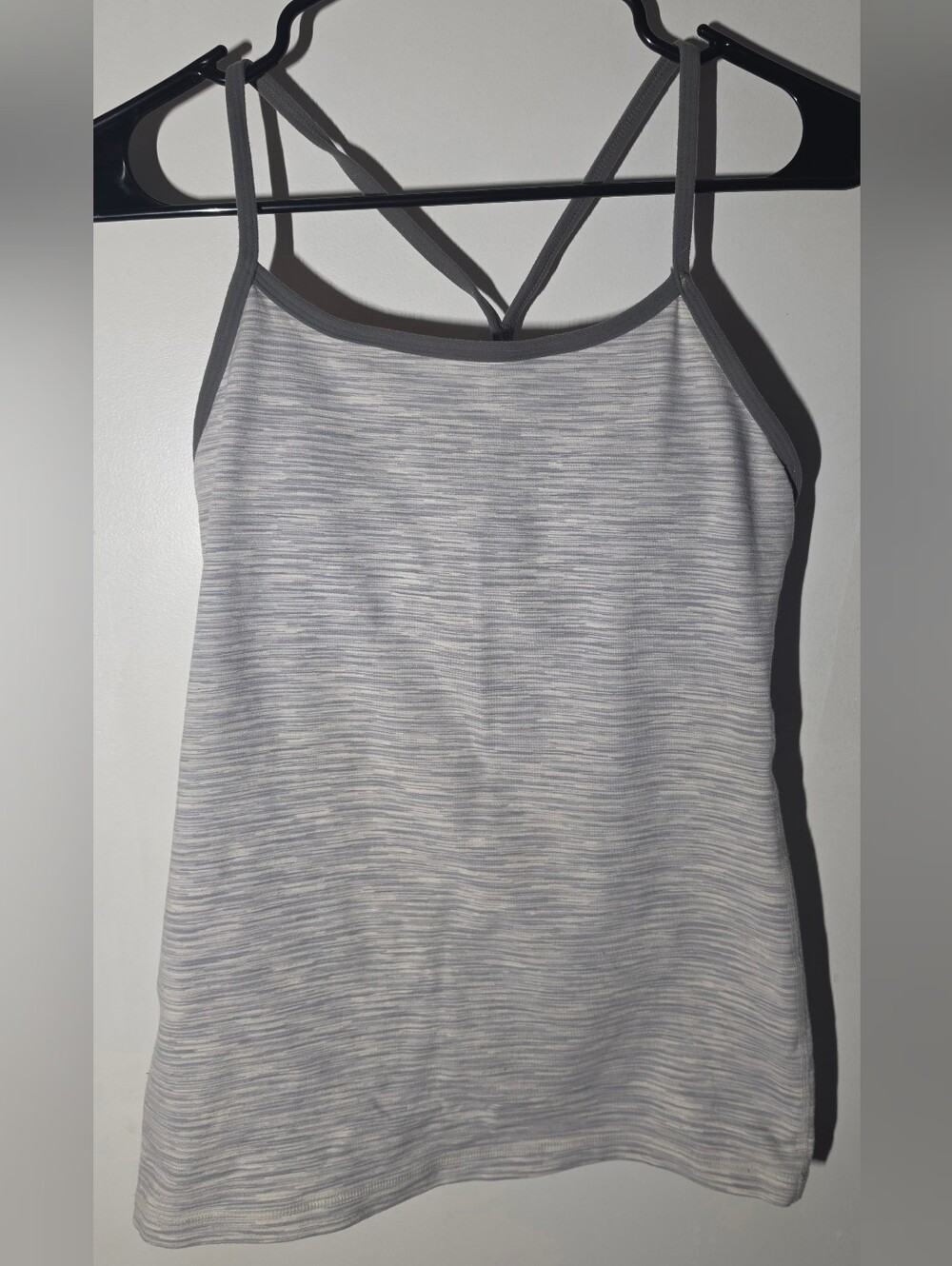 lululemon athletica Light Gray Space-Dye Strappy Camisole